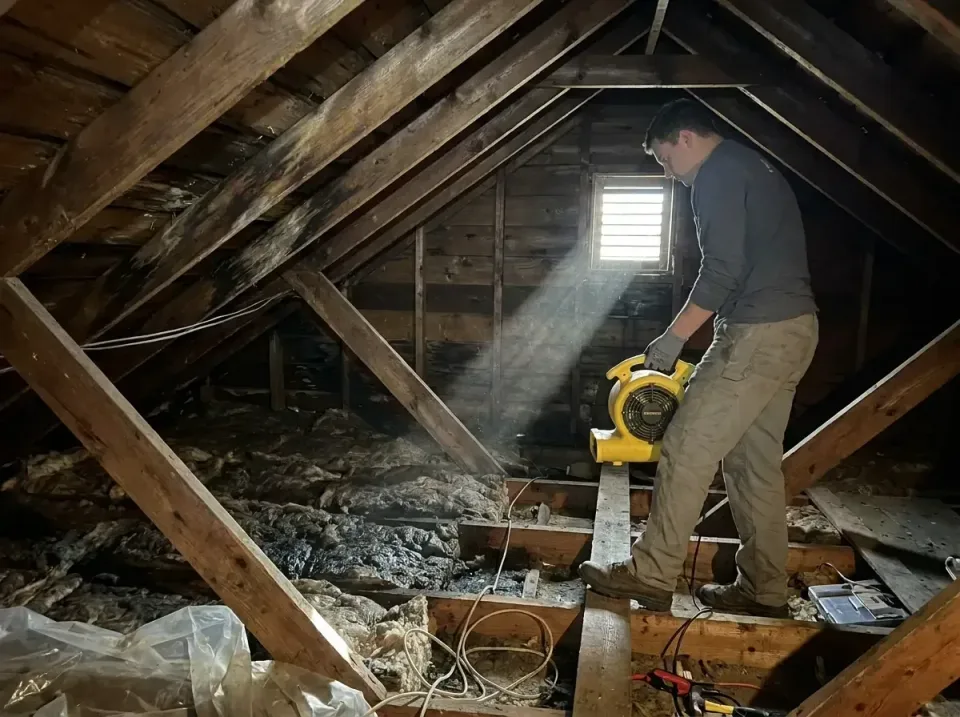 attic-water-damage-drying-proc-007 — frequently asked questions, Emergency Water Extraction & 24/7 Flood Response in Manhass…